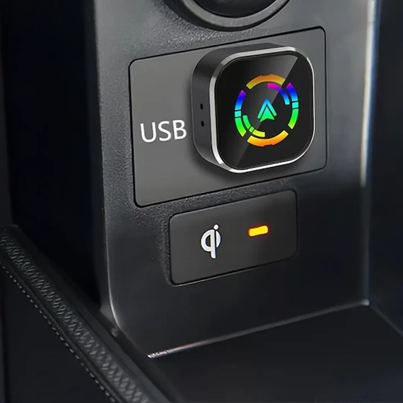 محول كاربلاي لاسلكي مع محول من يو إس بي إلى تايب سي محول كاربلاي لاسلكي مع محول من يو إس بي إلى تايب سي